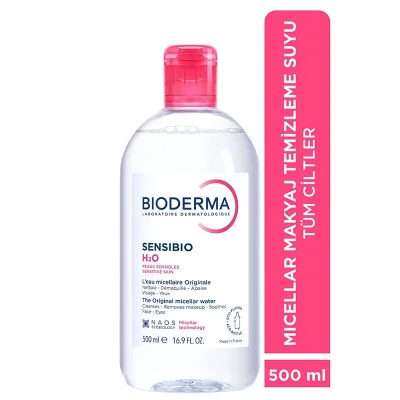 Bioderma Sensibio H2O Cilt ve Makyaj Temizleme Misel Suyu 500 Ml - 1