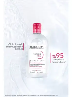 Bioderma Sensibio H2O İkiz Kofre 500 ml+500 ml - 3
