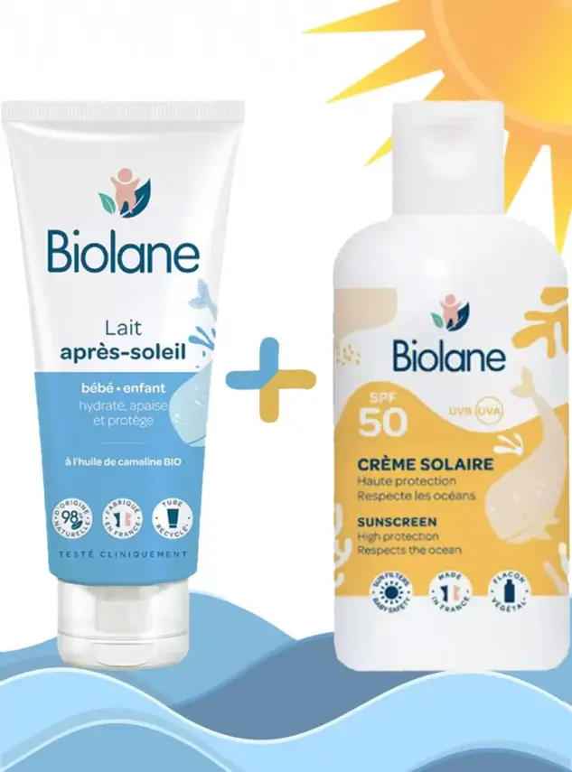 Biolane Baby Güneş Seti - Krem + Losyon - - 1