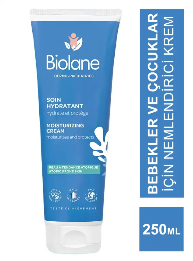 Biolane Dermo-Peadiatrics Moisturizing Cream - Nemlendirici Krem - 250 ml - 1