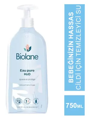 Biolane Eau Pure H2O Water - Temizleyici Saf Su - 750 ml - 1