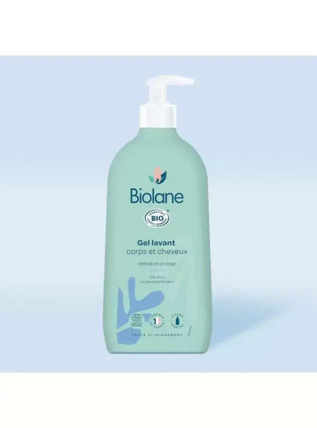Outlet - Biolane Hair&Body Gel Lavant - Saç ve Vücut Temizleme Jeli - 500 ml - 2