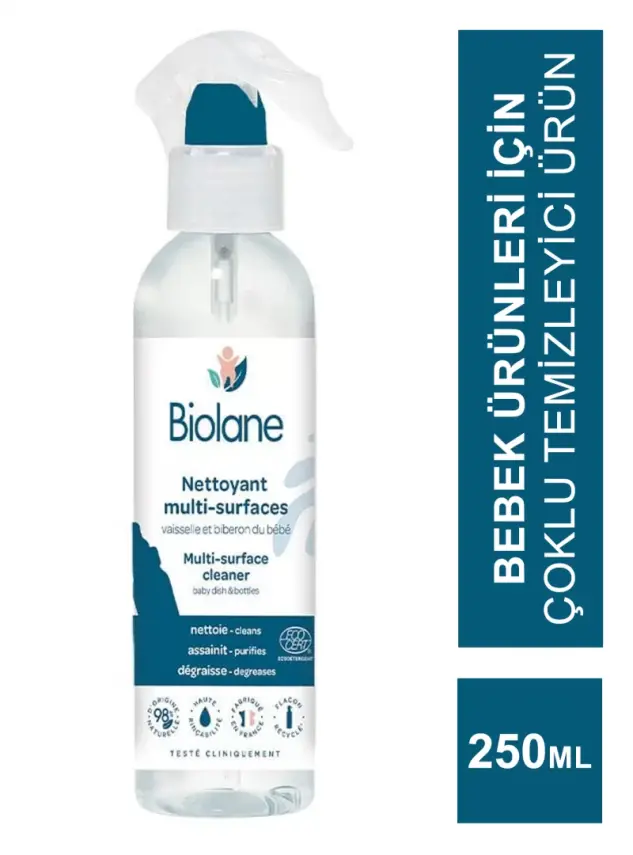 Biolane Multi Surfaces Cleaner - Çoklu Yüzey Temizleyici - 250 ml - 1