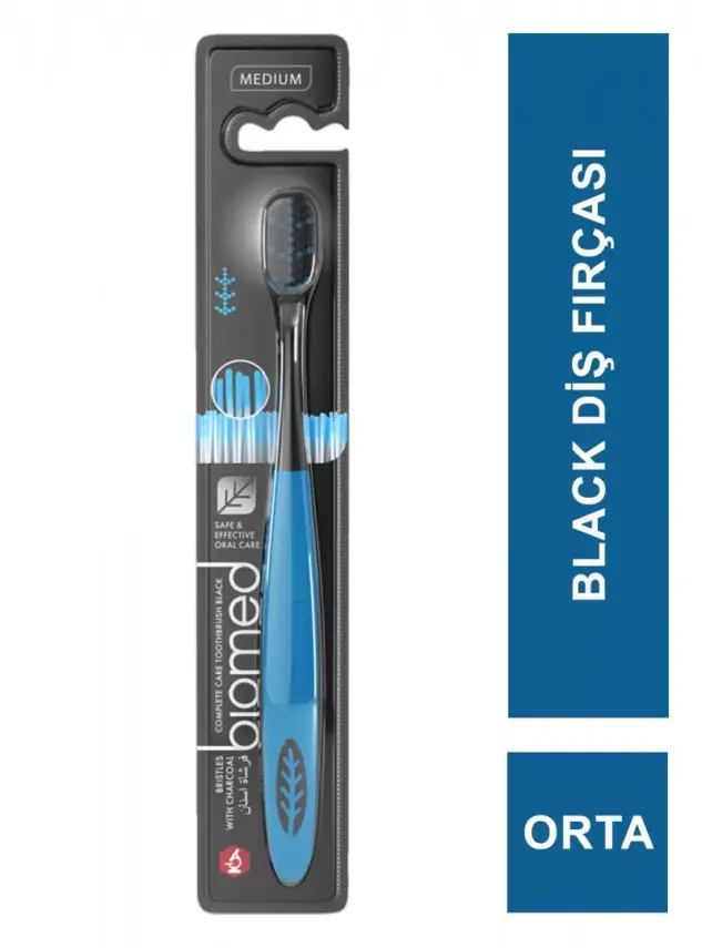 Biomed Black Diş Fırçası - Orta - - 3