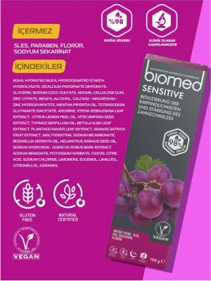 Biomed Sensitive Diş Macunu 100 gr - 5
