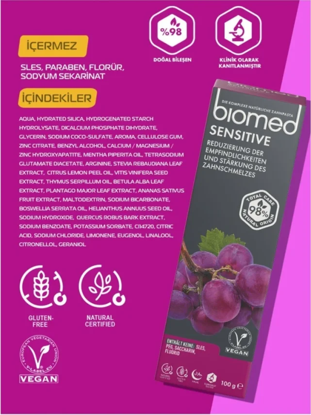 Biomed Sensitive Diş Macunu 100 gr - 5