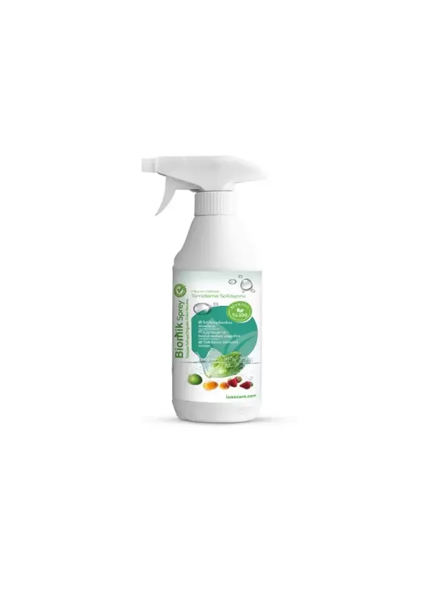 Biomik Meyve Sebze Temizleme Solüsyon Spreyi 500 ml - 1