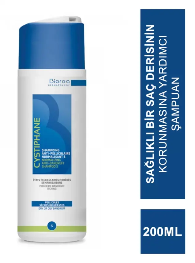 Biorga Cystiphane Intensive Anti-Dandruff Shampoo DS 200 ml - 1