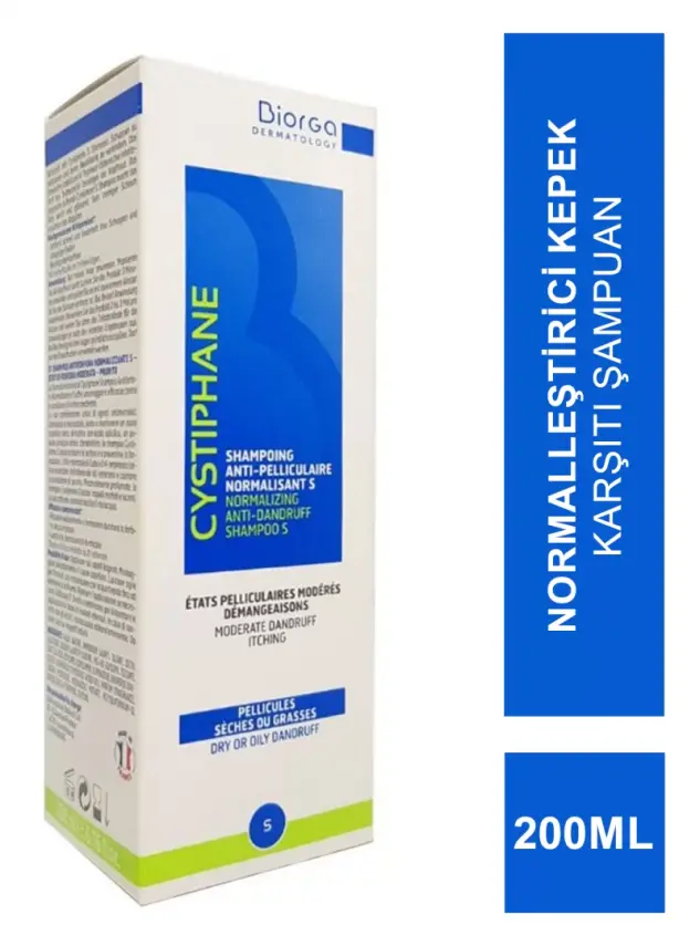 Biorga Cystiphane Normalizing Anti-Dandruff Shampoo S 200 ml - 1
