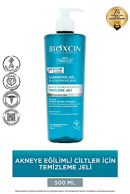 Bioxcin Acnium Sebum Dengeleyici Yüz Yıkama Jeli 500 ml - Bioxcin