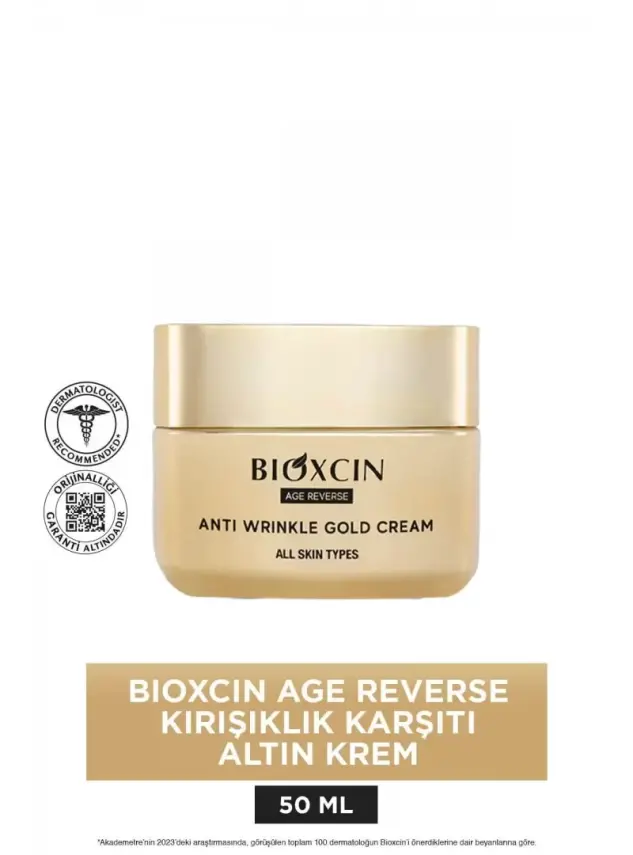 Bioxcin Age Reverse Kırışıklık Karşıtı Altın Krem 50 ml - 2