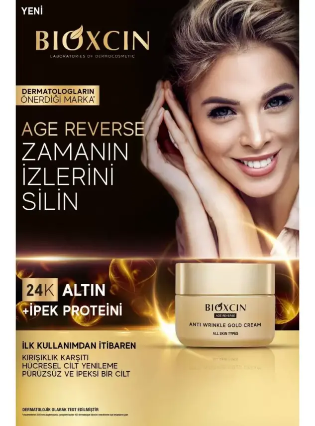 Bioxcin Age Reverse Kırışıklık Karşıtı Altın Krem 50 ml - 3