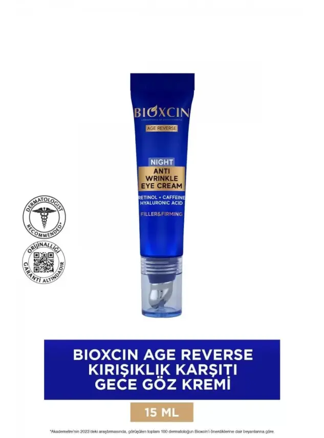 Bioxcin Age Reverse Kırışıklık Karşıtı Gece Göz Kremi 15 ml - 2