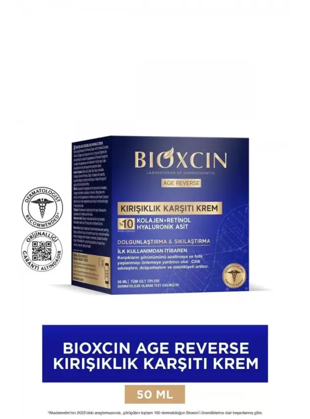 Bioxcin Age Reverse Kırışıklık Karşıtı Krem 50 ml - 1
