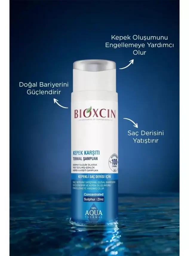 Bioxcin Aqua Thermal Şampuan Kepek Karşıtı 300 ml - 3