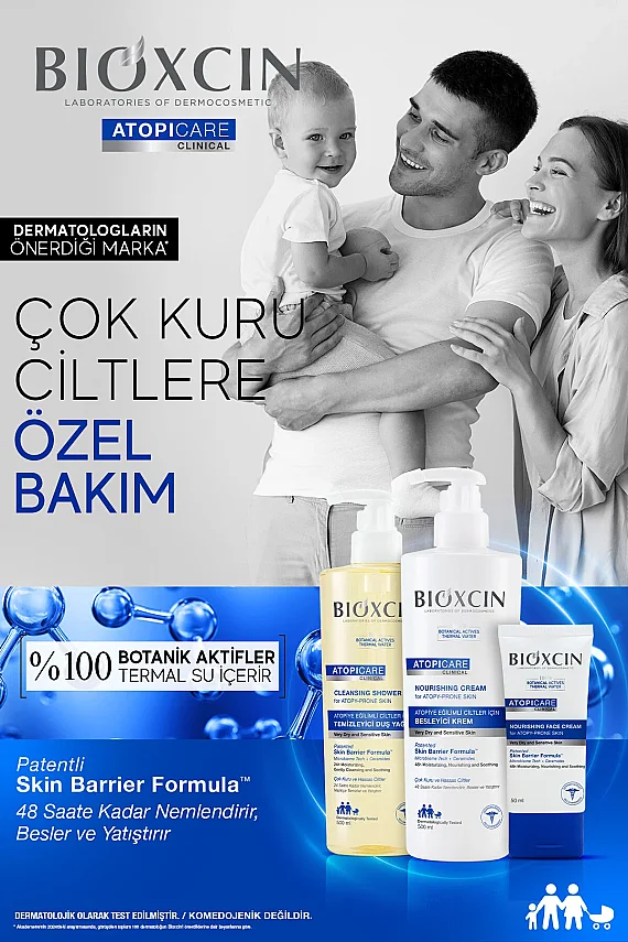 Bioxcin Atopicare Atopiye Eğilimli Ciltler İçin Besleyici Krem 500 ml - 9
