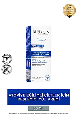 Bioxcin Atopicare Atopiye Eğilimli Ciltler İçin Besleyici Yüz Kremi 50 ml - Bioxcin