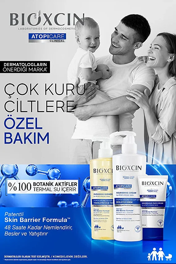 Bioxcin Atopicare Atopiye Eğilimli Ciltler İçin Besleyici Yüz Kremi 50 ml - 4