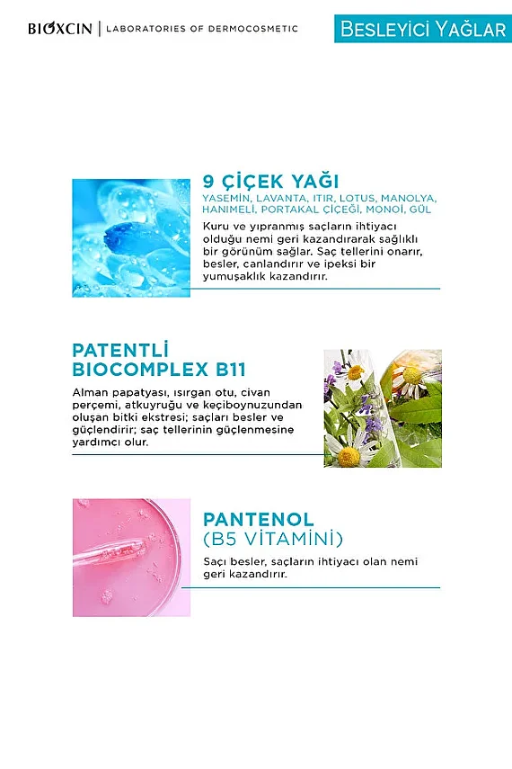 Bioxcin Besleyici Saç Bakım Maskesi 225 ml - 5