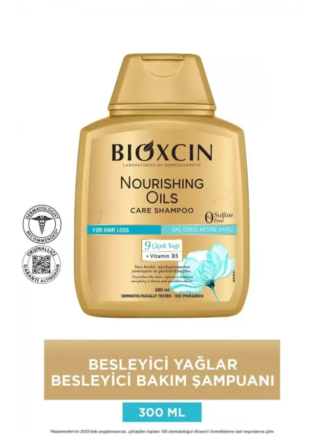 Bioxcin Besleyici Yağlar Bakım Şampuanı 300 ml - Kuru&Yıpranmış Saçlar - 2