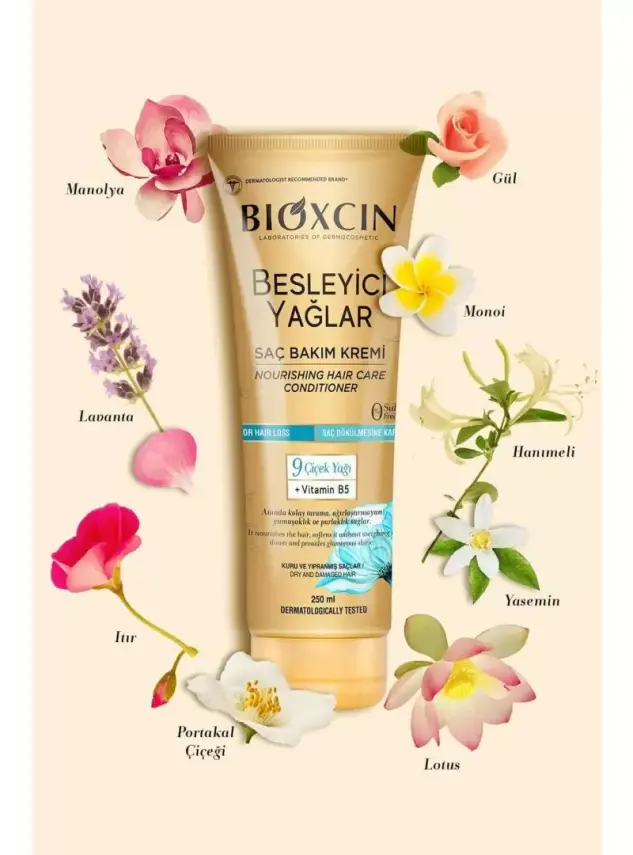 Bioxcin Besleyici Yağlar Saç Bakım Kremi 250ml - 2