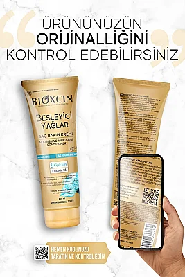 Bioxcin Besleyici Yağlar Saç Bakım Kremi 250ml - 6