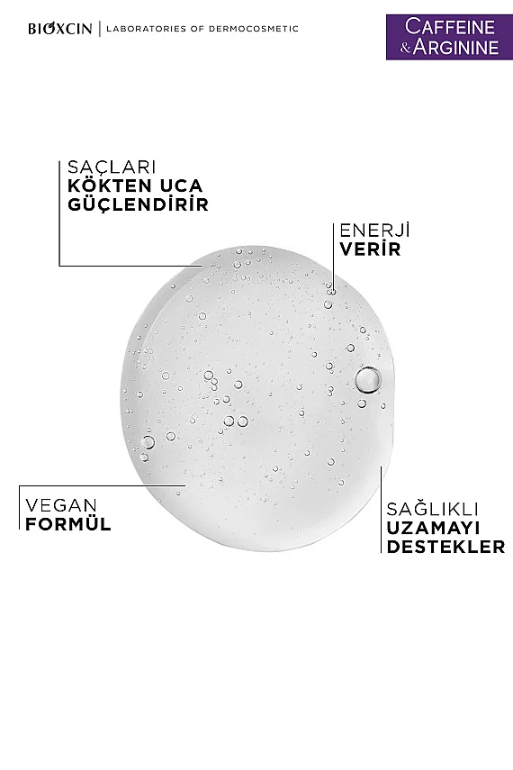 Bioxcin Caffeine & Arginine Şampuan 500 ml – Saç Dökülmesine Karşı Şampuan - 2