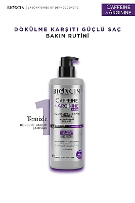 Bioxcin Caffeine & Arginine Şampuan 500 ml – Saç Dökülmesine Karşı Şampuan - 6
