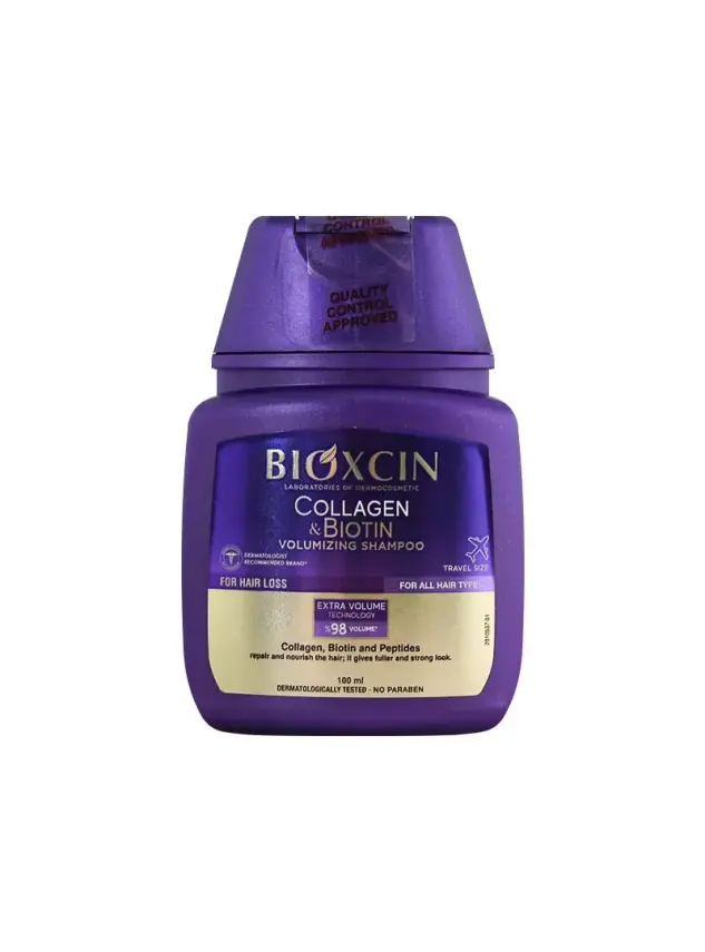 Bioxcin Collagen & Biotin Hacim Şampuanı 100 ml - Seyahat Boy - 2