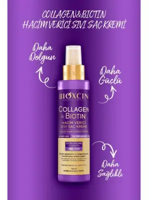 Bioxcin Collagen & Biotin Hacim Veren Sıvı Saç Kremi 150ml - 3