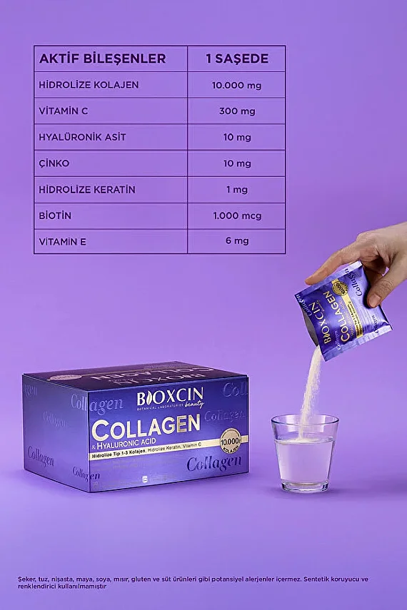 Bioxcin Collagen Hyaluronic Acid 30 Şase - 8