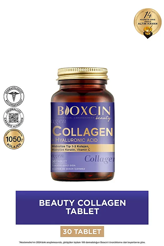 Bioxcin Collagen Hyaluronic Acid 30 Tablet - 1