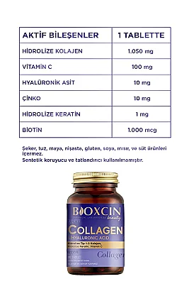 Bioxcin Collagen Hyaluronic Acid 30 Tablet - 4