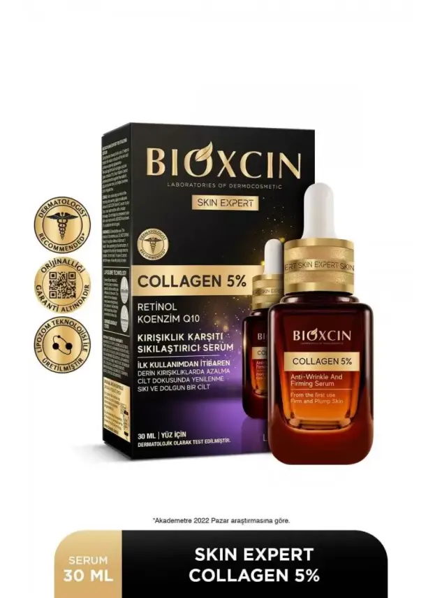 Bioxcin Collagen Kırışıklık Karşıtı Sıkılaştırıcı Serum 30 ml - 1