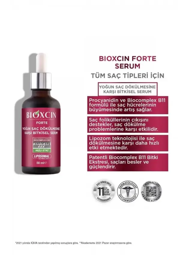 Bioxcin Forte 3'lü Serum 3 x 50 ml - 2