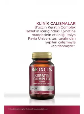 Bioxcin Forte Keratin Complex Tablet Takviye Edici Gıda 60 Tablet - 2