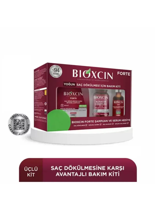 Bioxcin Forte Yoğun Saç Dökülmesi İçin Bakım Kiti - 1