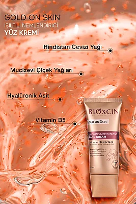 Bioxcin Gold On Skin Işıltılı Yüz Kremi 50 Ml Hyalüronik Asit, B5, Mucizevi Yağlar Glow - 6