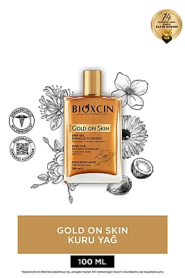 Bioxcin Gold on Skin Simli Kuru Yağ 100 ml - 1