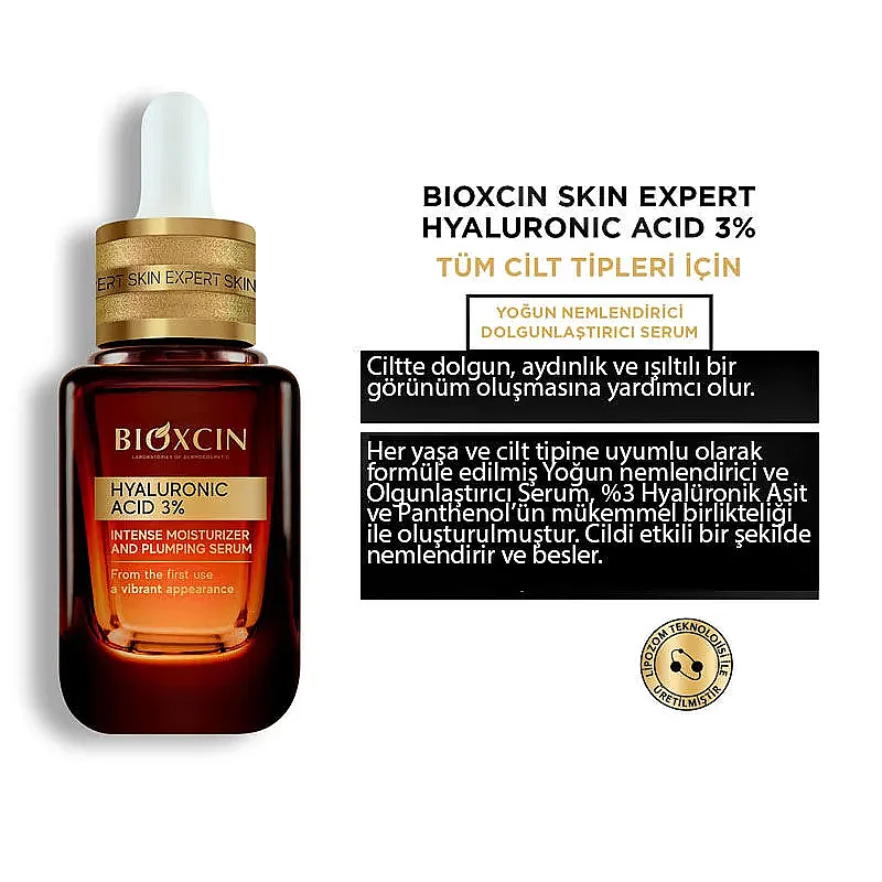 Bioxcin Hyaluronic Acid Yoğun Nemlendirici Dolgunlaştırıcı Serum 30 ml - 2