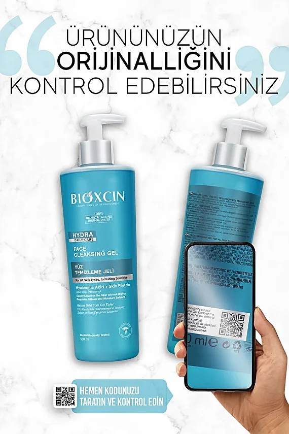 Bioxcin Hydra Yüz Temizleme Jeli 500 ml - 8
