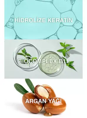 Bioxcin Keratin & Argan Onarıcı Saç Bakım Maskesi 225 ml - 3