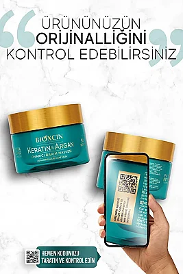 Bioxcin Keratin & Argan Onarıcı Saç Bakım Maskesi 225 ml - 6