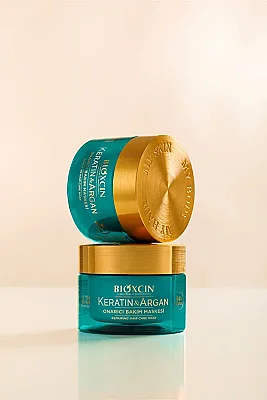 Bioxcin Keratin & Argan Onarıcı Saç Bakım Maskesi 225 ml - 5