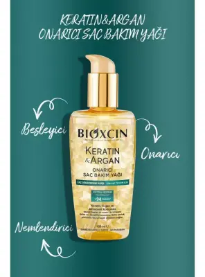 Bioxcin Keratin & Argan Onarıcı Saç Bakım Yağı 150 ml - 4