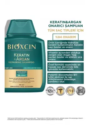 Bioxcin Keratin & Argan Onarıcı Şampuan 3AL2ÖDE - 2