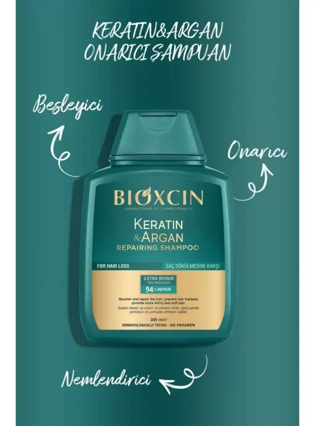 Bioxcin Keratin & Argan Onarıcı Şampuan 3AL2ÖDE - 3