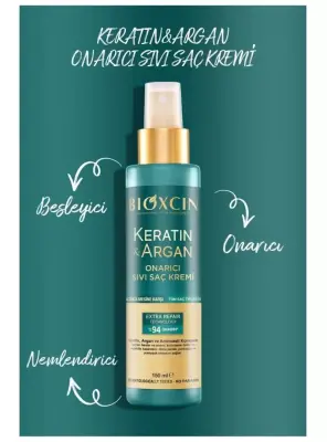 Bioxcin Keratin & Argan Onarıcı Sıvı Saç Kremi 150 ml - 4