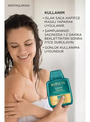 Bioxcin Keratin&Argan Şampuan 300ml - 2.si %50 İndirimli - 3