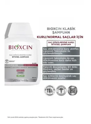 Bioxcin Klasik Şampuan Kuru-Normal Saçlar 3 al 2 öde - 2